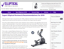 Tablet Screenshot of ellipticalreviewguru.com